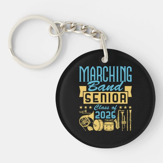 Porte-clés Marching Band Senior Class of 2026 (Devant)