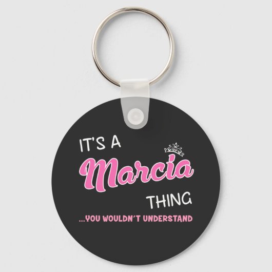 Porte-clés Marcia que tu ne comprendrais pas (Recto)