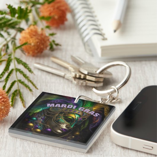 Porte-clés Mardi Gras (Devant Droit)