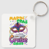 Porte-clés Mardi Gras Carnival Croisière Voyage de vacances (Dos)