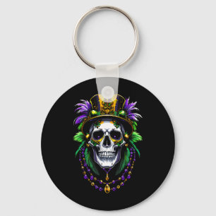 Porte-clés Mardi Gras Costume sucre crâne Carnaval New Orlean