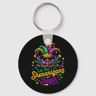 Porte-clés Mardi Gras Laisser Les Shenanigans Commencer Les H