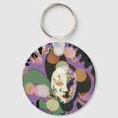 Porte-clés Mardi Gras Masque Vénitien version 2 (Verso)