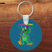 Porte-clés Mardi Grawr Rex Dino Gras (Recto)