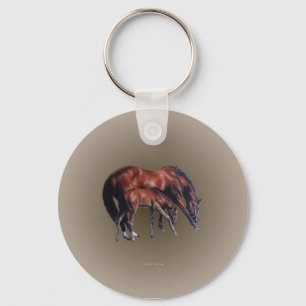 Porte-clés mare_foal_rnd_ornament