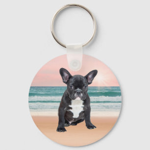 Porte-clés Mare French Bulldog Beach Eau Soleil