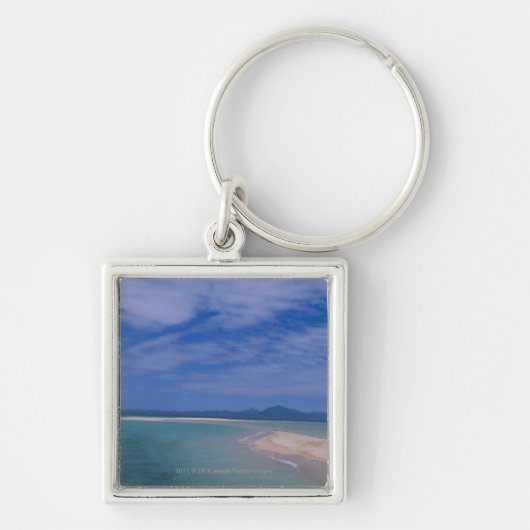 Porte-clés Marée basse à la plage (Devant)