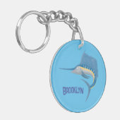 Porte-clés Marée de plaisance de l'espadon (Devant gauche)