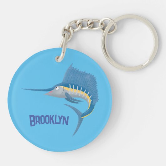 Porte-clés Marée de plaisance de l'espadon (Dos)