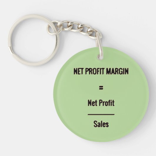 Porte-clés "Marge nette de profit" (Devant)