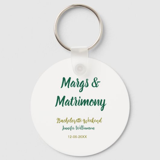 Porte-clés Margs et mariage ajoutez nom date enterrement vie  (Recto)