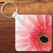 Porte-clés Marguerite gerbera rose (Recto)