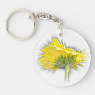 Porte-clés marguerite jaune