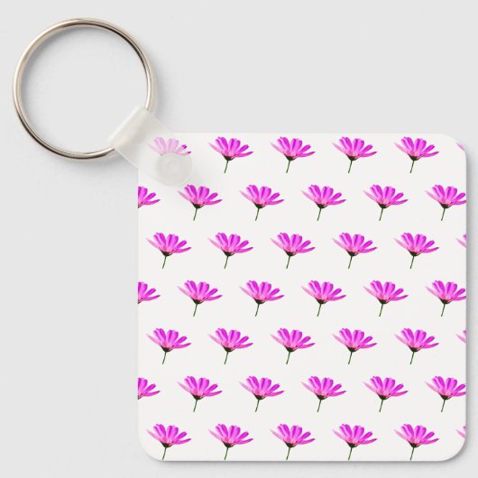 Porte-clés Marguerite rose (Recto)
