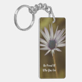 Porte-clés Marguerite simple seul se tenant (Devant gauche)