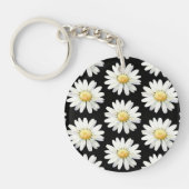 Porte-clés Marguerites à points jaunes (Devant)