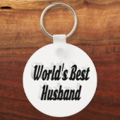 Porte-clés Mari avec texte noir (Recto)