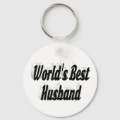 Porte-clés Mari avec texte noir (Verso)