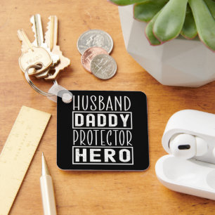Porte-clés Mari Daddy Protector Hero Vétérinaire Papa