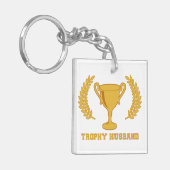Porte-clés Mari d'or heureux de trophée (Devant gauche)