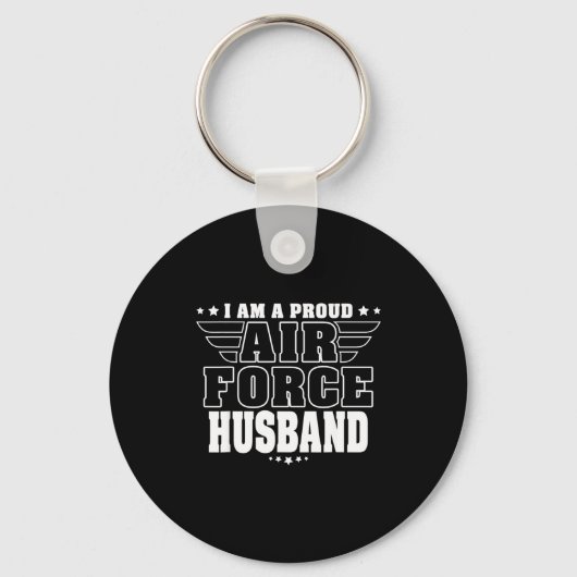 Porte-clés Mari Fier Air Force Husband (Recto)