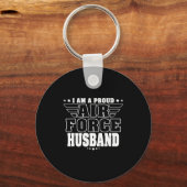 Porte-clés Mari Fier Air Force Husband (Recto)
