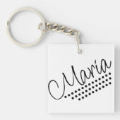 Porte-clés Maria Nom Texte Porte - clé acrylique (Devant)
