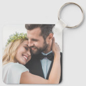 Porte-clés Mariage à deux côtés personnalisé nouvellement mar (Dos)