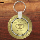 Porte-clés Mariage classique Porte - clé d'anniversaire (Recto)