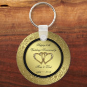 Porte-clés Mariage classique Porte - clé d'anniversaire (Recto)