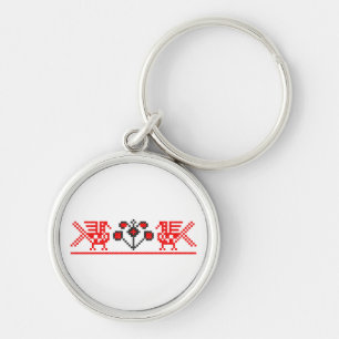 Porte-clés Mariage croix couple élégants inséparables