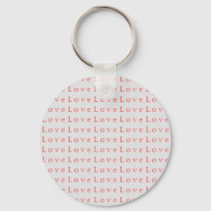 Porte-clés Mariage d'amour rouge unique élégant