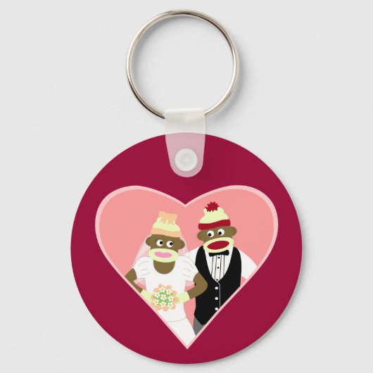 Porte-clés Mariage de singe de réserve (Recto)