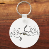 Porte-clés Mariage Doses avec anneaux Porte - clé (Recto)