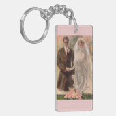 Porte-clés mariage édouardien 1906 (Devant gauche)