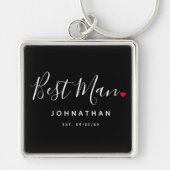 Porte-clés Mariage élégant Best Man (Devant)