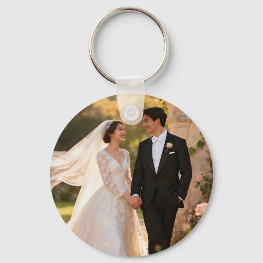 Porte-clés Mariage en plein air (Recto)