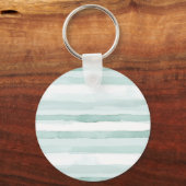 Porte-clés Mariage Fleurs Blanches Bleues Tropicales (Verso)