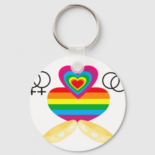 Porte-clés mariage gay (Recto)