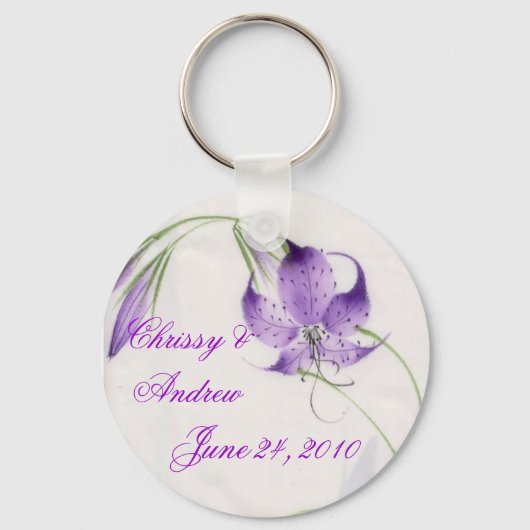 Porte-clés MARIAGE LUBA Coordonnée Mariage Faveur Porte - clé (Recto)