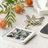 Porte-clés Mariage Mariée et Salle 4 Photo (Côté)