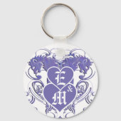 Porte-clés Mariage Renaissance Lion Rampant (Recto)