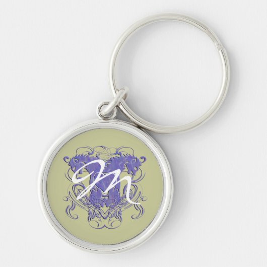 Porte-clés Mariage Renaissance Lion Rampant (Devant)