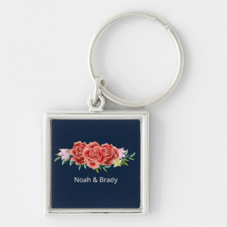 Porte-clés Mariage rose