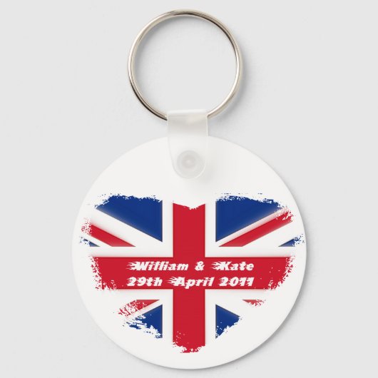 Porte-clés Mariage royal - Kate & William (Recto)