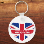 Porte-clés Mariage royal - Kate & William (Recto)