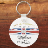 Porte-clés Mariage royal - William & Kate Commemorts (Recto)