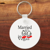 Porte-clés Marié À Vegas (Dice) (Recto)