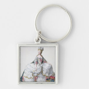 Porte-clés Marie Antoinette (1752-93) de 'DES Estam de
