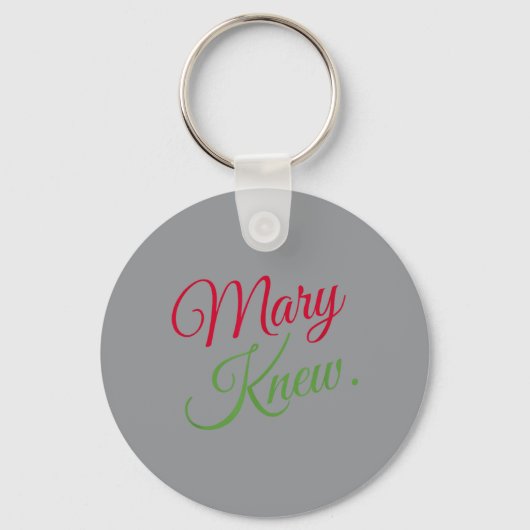 Porte-clés Marie Connaissait Noël (Recto)